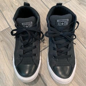 Converse Unisex Adults Black CTAS Street Sneaker Shoes Men 6 Women 8